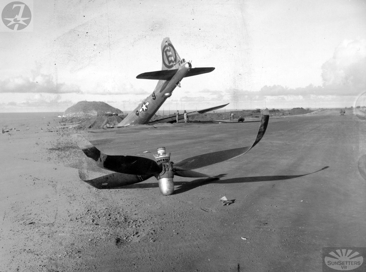 504th Bg B92 B29 Crash Iwo